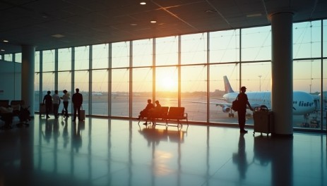 Area partenze aeroporto atanta , georgia