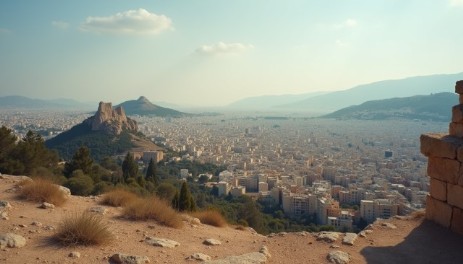 vista panoramica atene