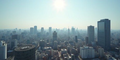 Panorama di tokio giappone