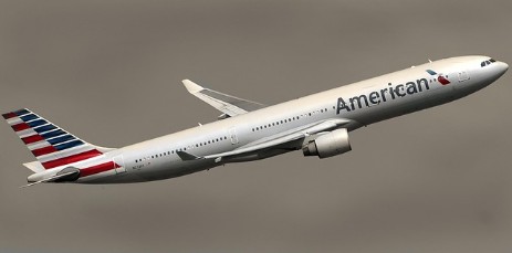Decollo dall' aeroporto malpensa volo aa199